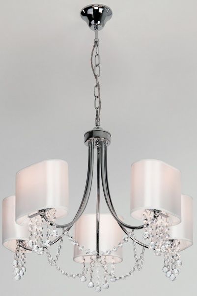 Люстра підвісна Strotskis Cornella 5x40 Вт E14 хром 10084/5 