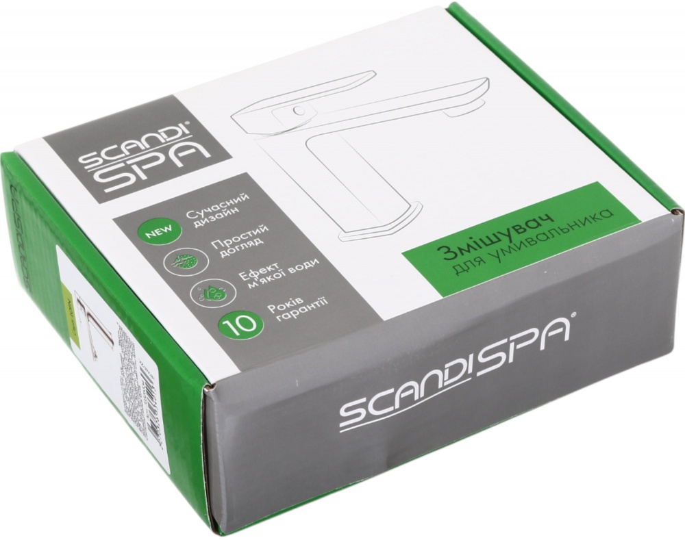 Смеситель для умывальника ScandiSPA Lofn хром