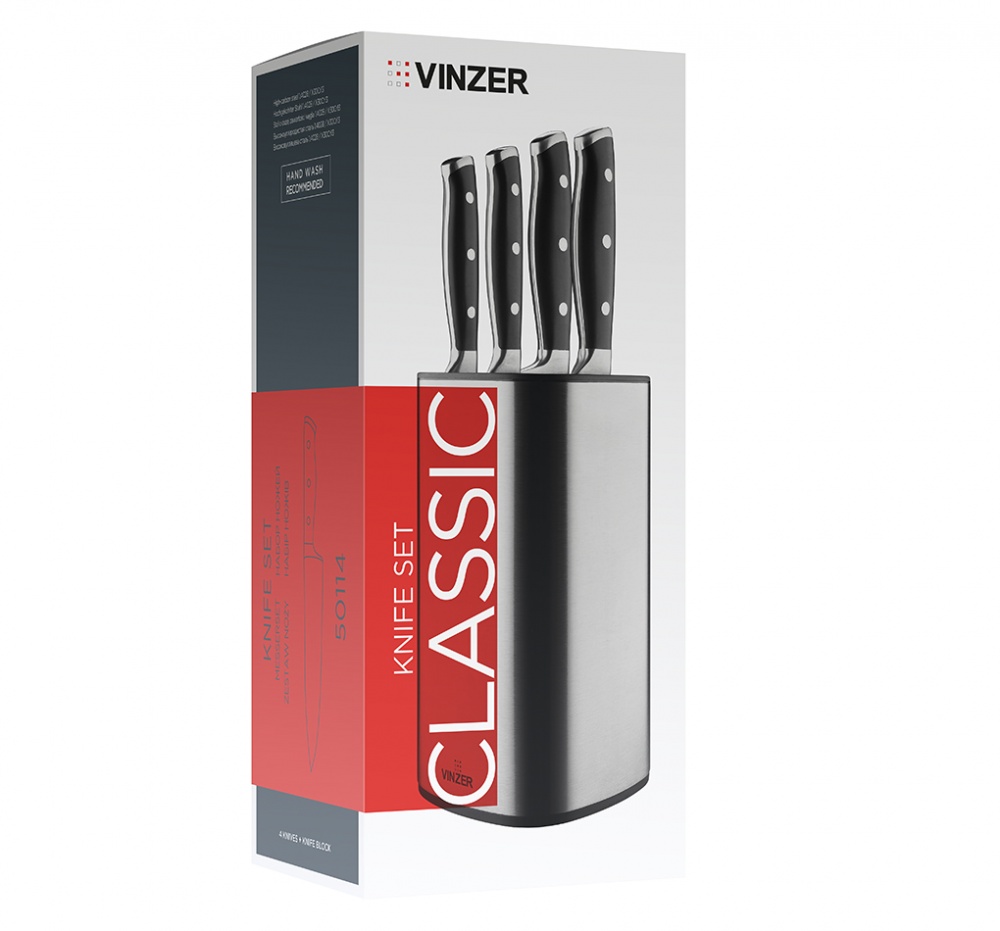 Набор ножей Vinzer CLASSIC 5 предметов 50114