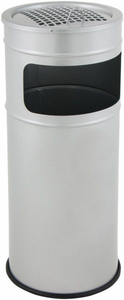 Урна Завод Фрунзе Мальборо серебристая 15 л серебряный 1739