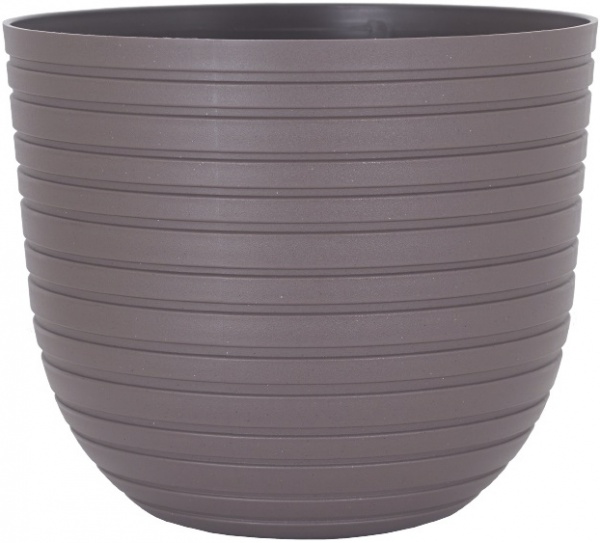 Горщик пластиковий Artevasi Havana Horizon Mud круглий 31л 
