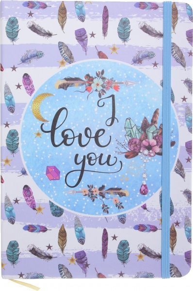 Книга для нотаток I love you А5 80 аркушів