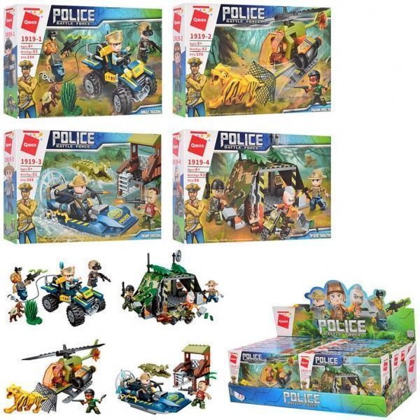 Конструктор Qman 1919 Полиция: транспорт фигурки в ассортименте ODT094426