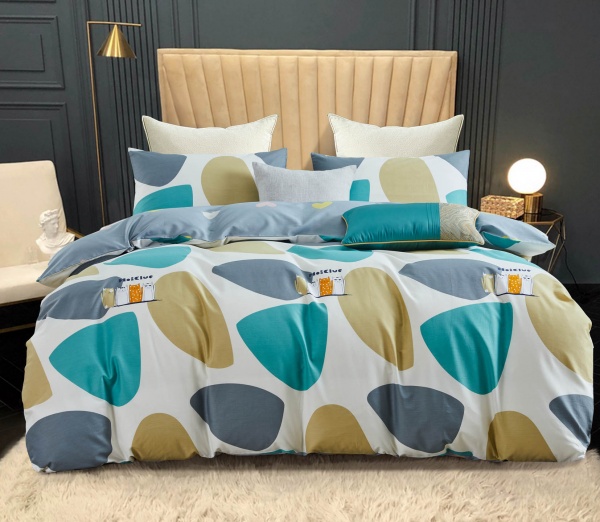 Комплект постельного белья Fat cats 2 синий с рисунком La Nuit 