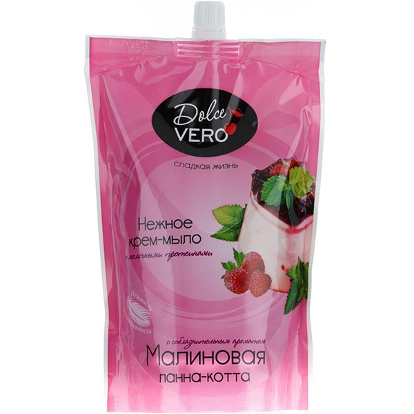 Крем-мило Dolce Vero Малинова панакота 500 мл