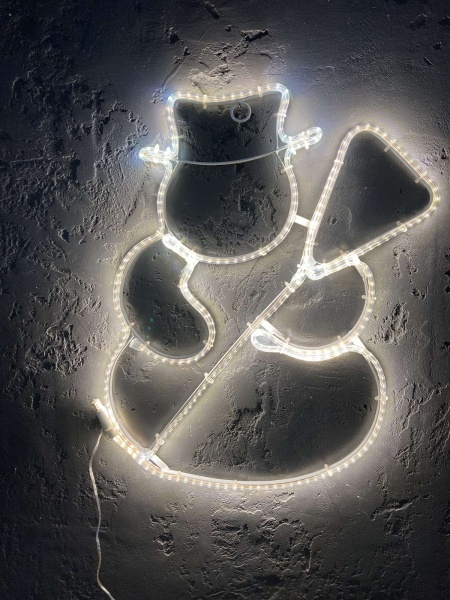 Декоративная новогодняя фигура Blachere Снеговик светодиодная (LED) 288 ламп 47 см 