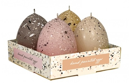 Свічка Свічка Яйце у плямках 4,5Х6см (4шт)