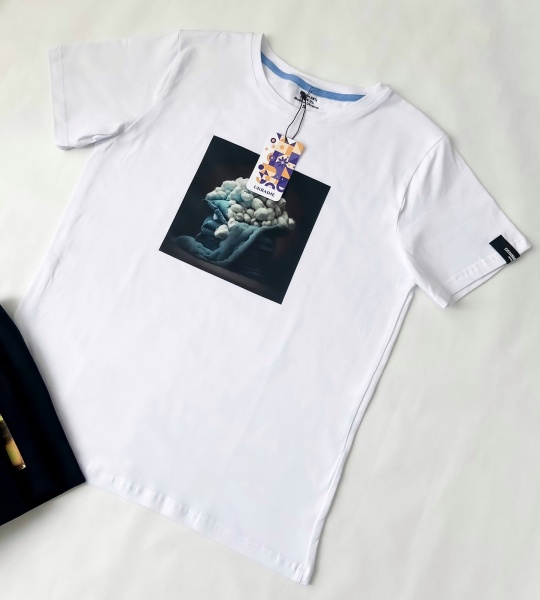 Футболка Хлопок в мешке 000161 р.XL белый