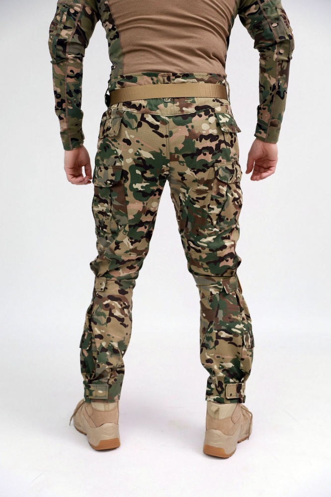 Брюки тактические ESDY с наколенниками, Мультикам р. XL multicam (PA-12)