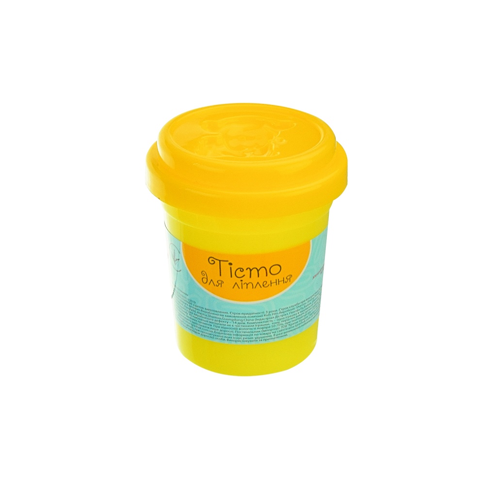 Тісто для ліплення Shantou жовтий колір/баночка 50 г PL-0607-002