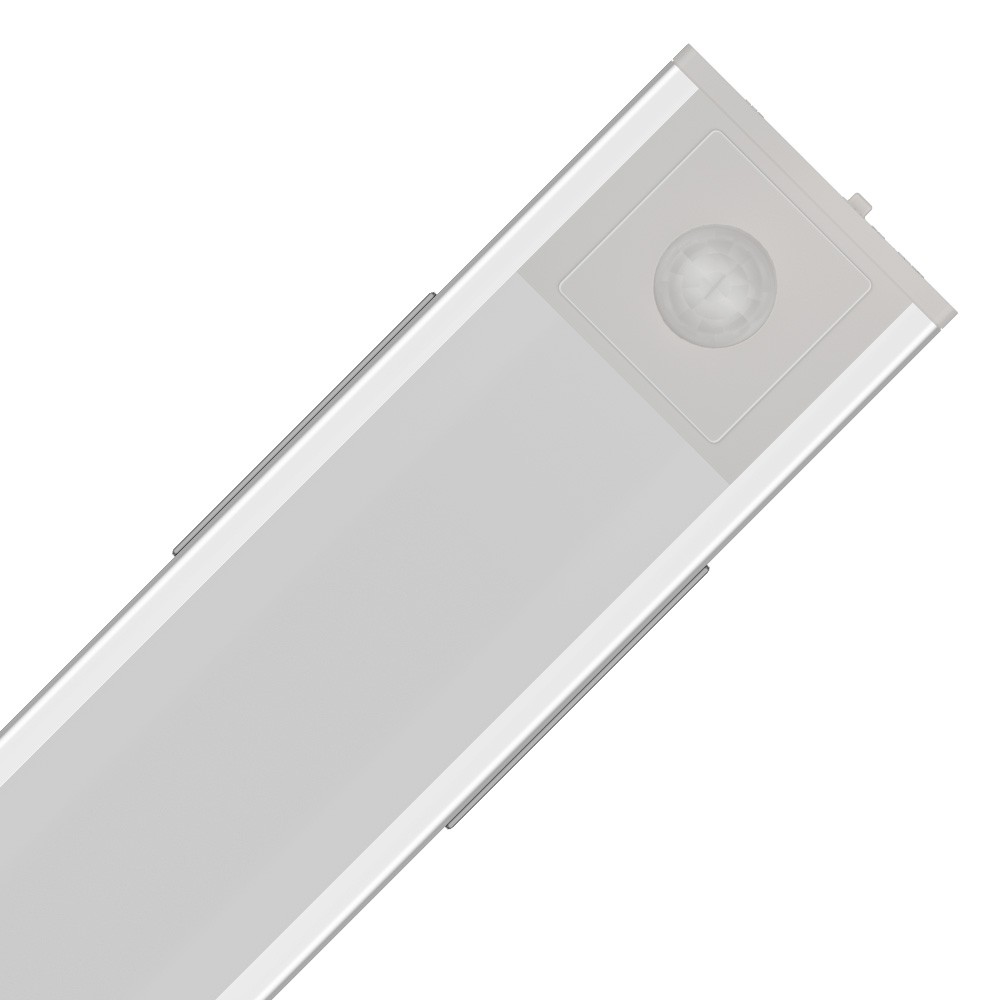 Светильник аккумуляторный ELM LED Slimo с аккумулятором и датчиком движения (2 режима работы) 3 Вт серебряный 26-0129