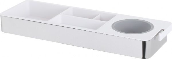 Полка для ванной YACORE многофункциональная Fab белая BS0019MP 