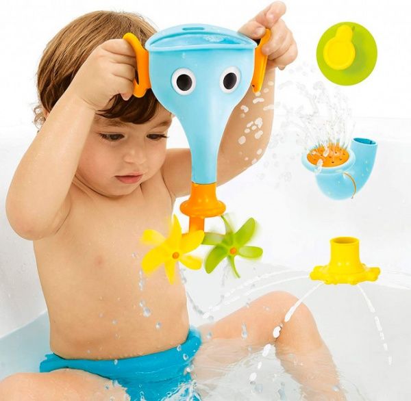 Игрушка для воды Yookidoo Веселый слоник Голубой 40205