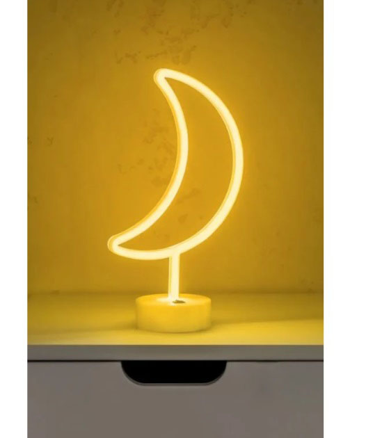 Настольная лампа Luna Neo Месяц 1x1,7 Вт без цоколя желтый