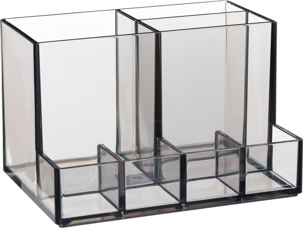 Органайзер для косметики Cute 14.0x10.2x9.0 см сірий 