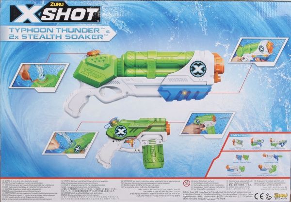 Набір водних бластерів Zuru X-Shot 1 Medium Typhoon 3 шт. 5602