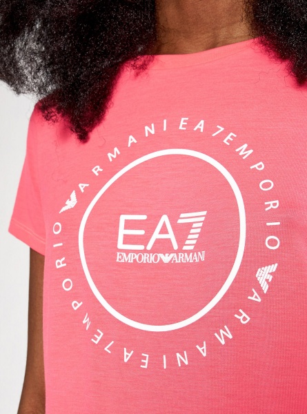 Футболка EA7 T-SHIRT 3KTT22-TJ1TZ-1427 р.XS малиновий