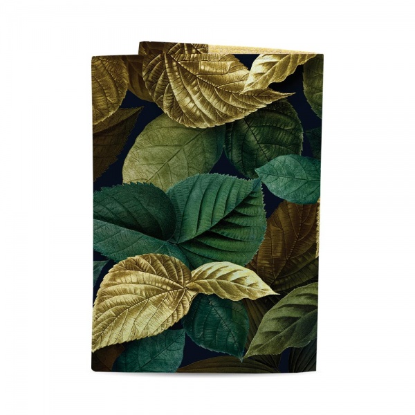 Обкладинка для паспорта Just Cover! Золоте листя 