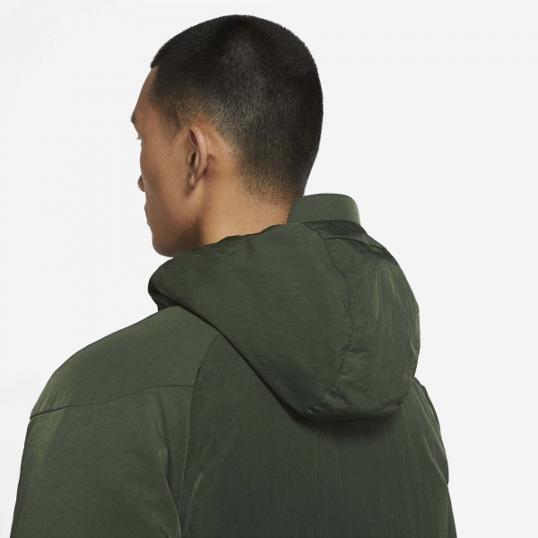 Куртка-парка Nike M NK FC LNGR SDLN FILLED JKT DJ0991-335 р.L зеленый