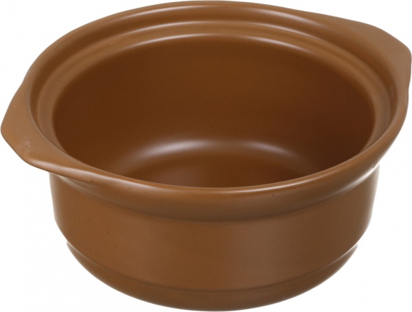 Кастрюля керамическая 2,4 л коричневая жаростойка Flamberg