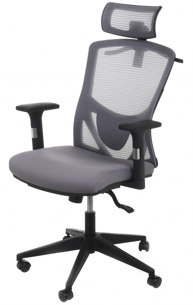 Крісло Центр Меблів офісне Гарди 64,5х70х124 см сірий