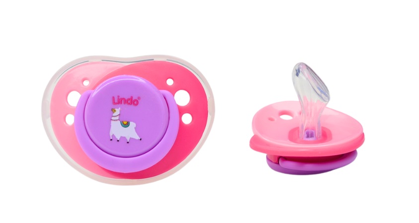 Пустышка Lindo силиконовая с прикусом А 32/12+