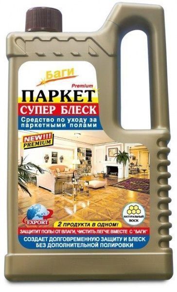 Моющее средство Bagi по уходу за паркетными полами 1 л