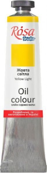 Фарба олійна Жовта світла 326506 60 мл Rosa Studio