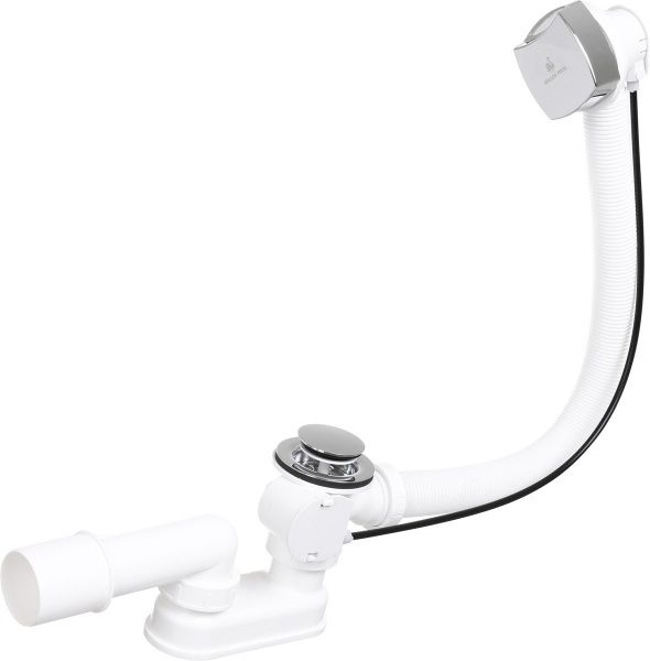 Сифон для ванни Koller Pool автомат комплект хромований, квадратний перелив B70CLPA