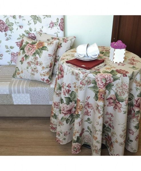 Скатерть Глория Роза d200 Прованс 
