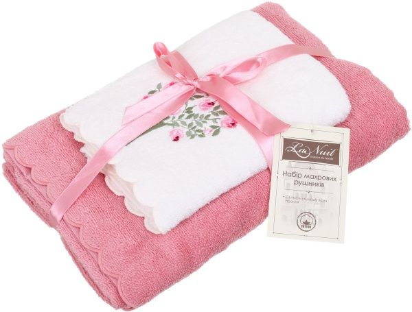 Набор полотенец Sophie 2 шт. розовый La Nuit 