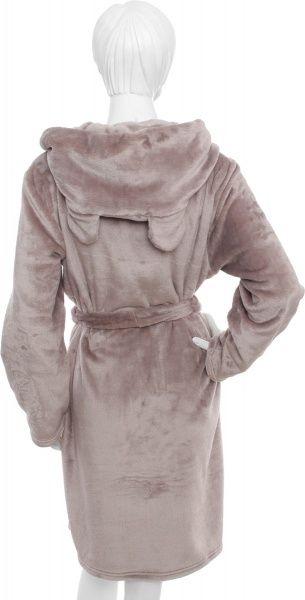 Халат жіночий капюшон з вушками р. L капучино 