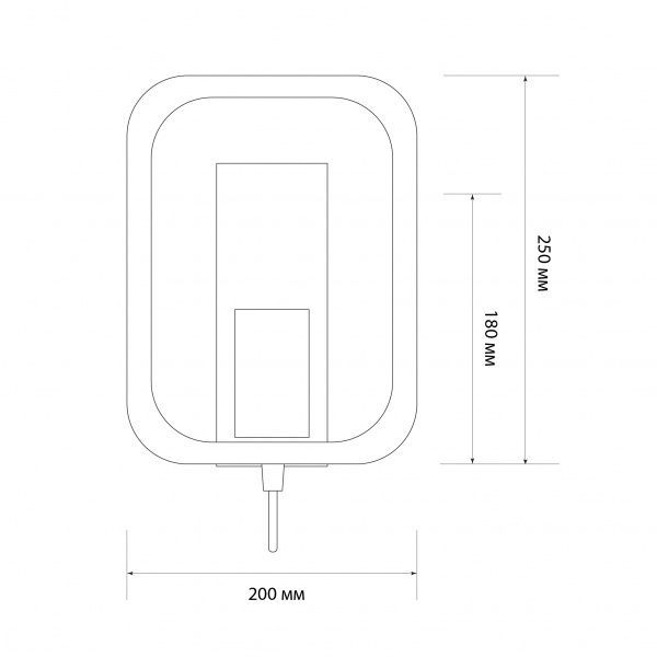 Бра Светкомплект Loft RL 1x40 Вт E27 белый 