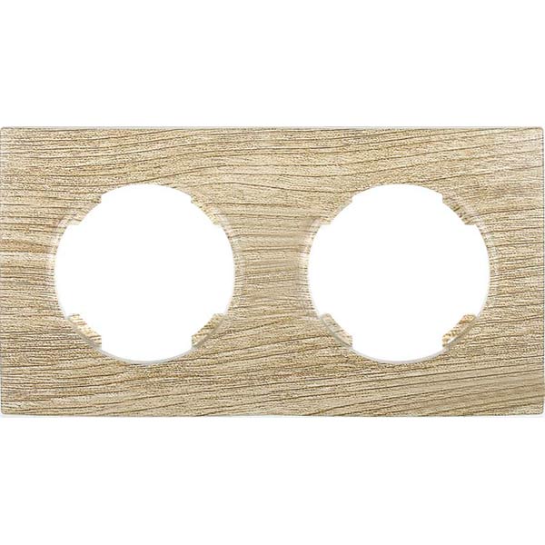 Рамка двомісна HausMark Bela горизонтальна вінтажний сірий SNG-FRP.RD20G2-5/Oak-vintage-g