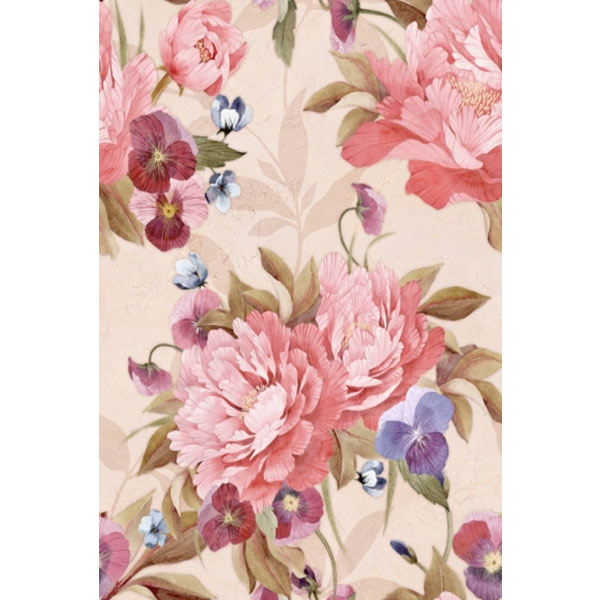 Плитка Golden Tile Troyanda Flowers 601061 бежевий 250х330 мм