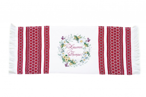 Рушник 463-21/00, р.0,80х0,32, червоний 30x80 см Едельвіка червоний 