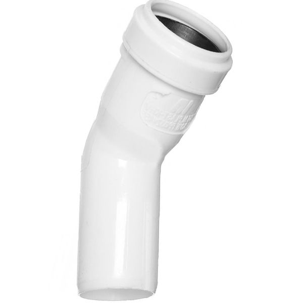 Колено канализационное внутреннее Инсталпласт 32 мм 45°