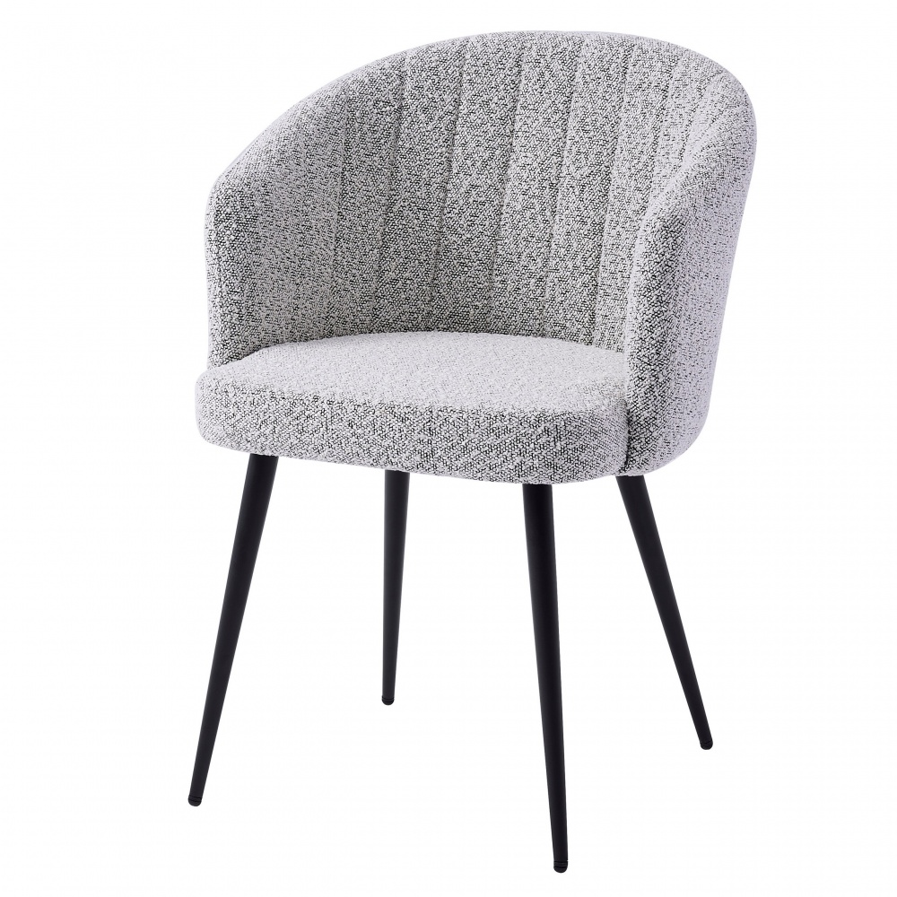 Стул обеденный Лион серый / черный