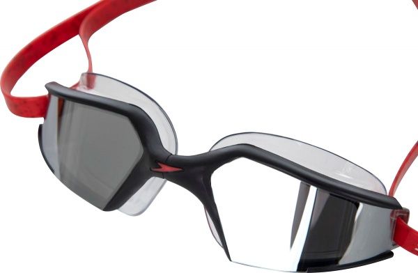 Очки для плавания Speedo AQUAPULSE_MAX_MIR_V3_AU 8-11766C730 one size серый с красным