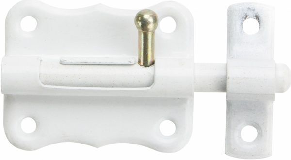 Засув №6 90x10 см білий