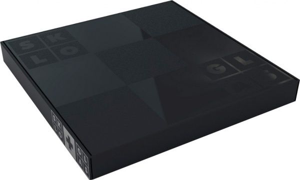 Часы настенные Number стекло черное 400х400х25мм (BN)