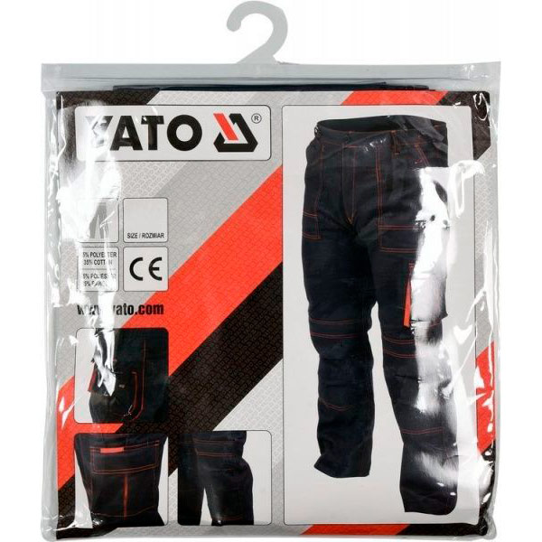 Брюки рабочие YATO р. L YT-80403 темно-синий