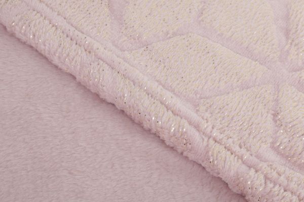 Плед Basic Shine Rhombus 200x220 см розовый La Nuit 