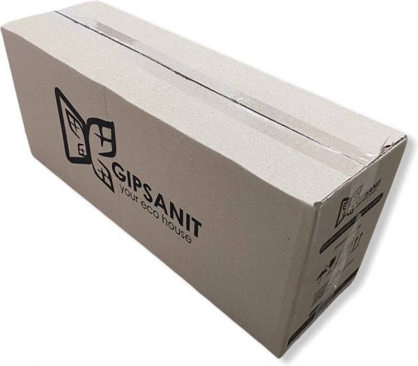 Плитка гіпсова пряма Gipsanit Karfa коричневий 0,5 кв.м 