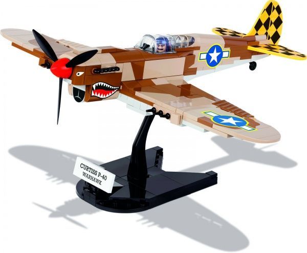 Конструктор Cobi Вторая Мировая Война Самолет Кертисс P-40 Вархавк COBI-5519