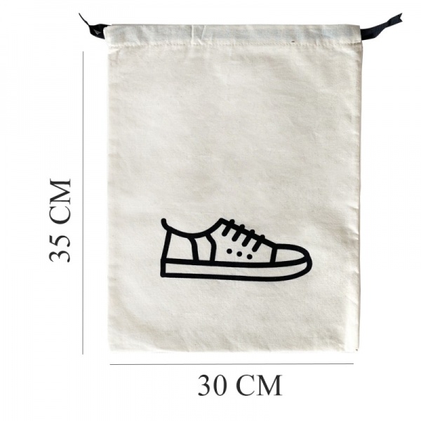 Органайзер текстильный Organize M-shoes Shoes хлопковый для обуви светлый 350x300 мм