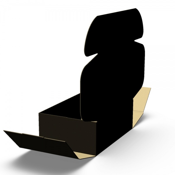 Картонная коробка (Е) черная 265,5x189x100 мм