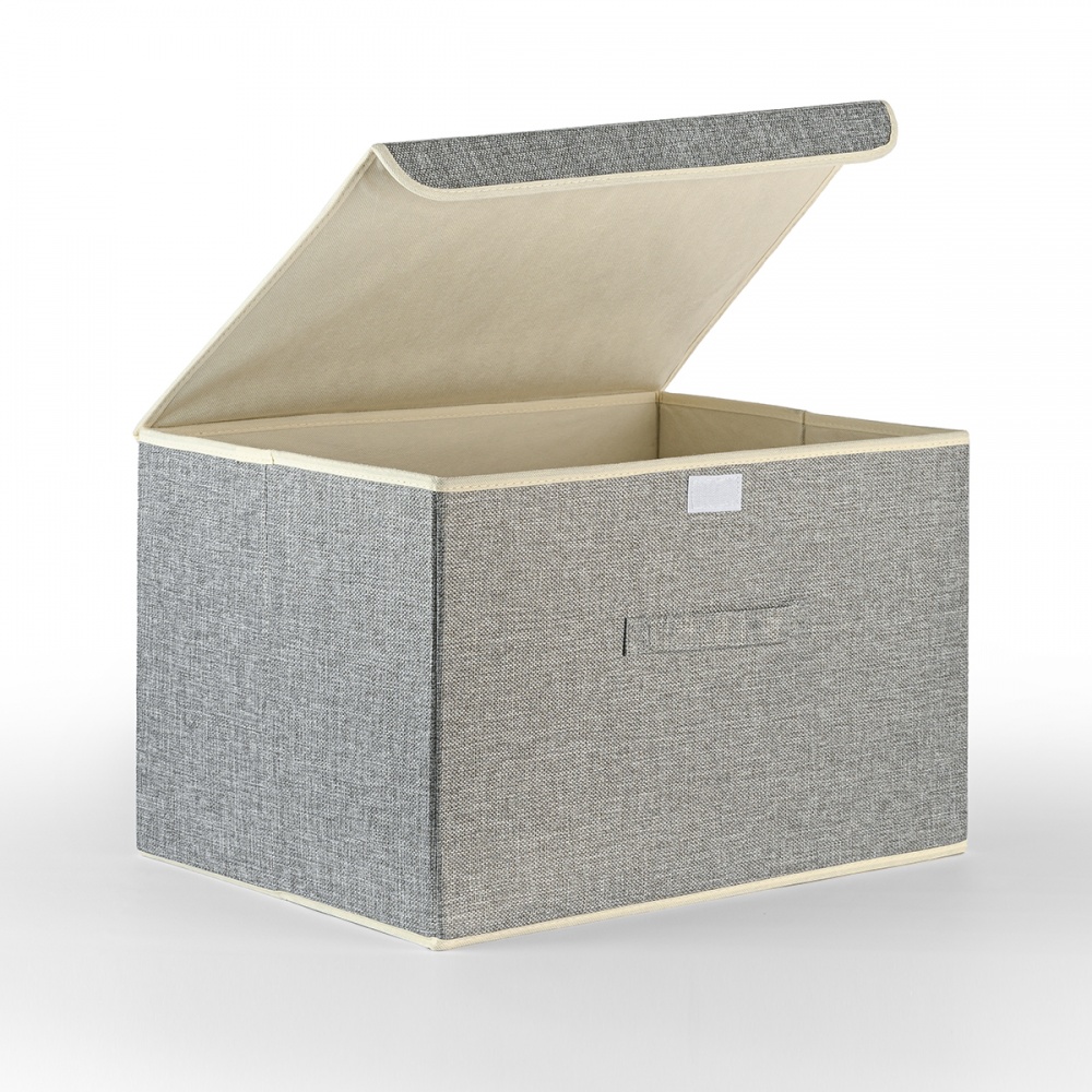 Ящик для зберігання TH-07 XL LIGHT GRAY світло-сірий 310x500x350 мм