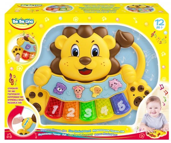Игрушка музыкальная Bebelino панель Лев 58125
