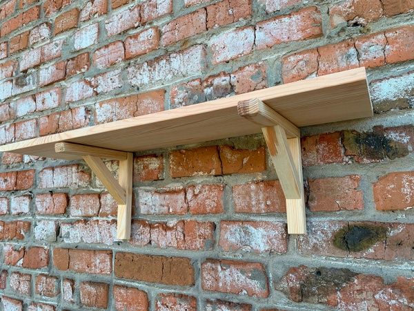 Кронштейн деревянный 200x220 мм DKR2